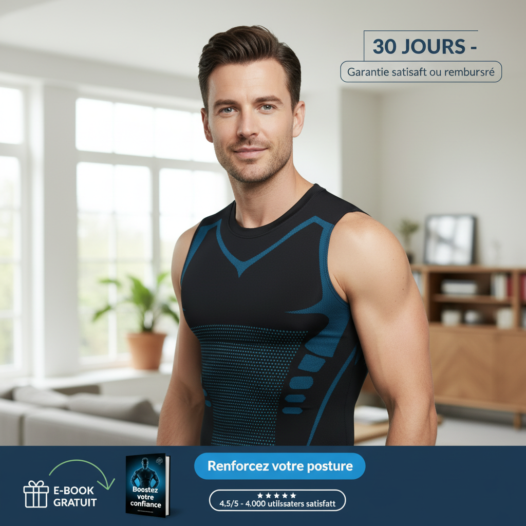 Débardeur Gainant Posturon™ – Améliore la Posture et Affine la Silhouette